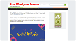 Desktop Screenshot of freewordpresslessons.com